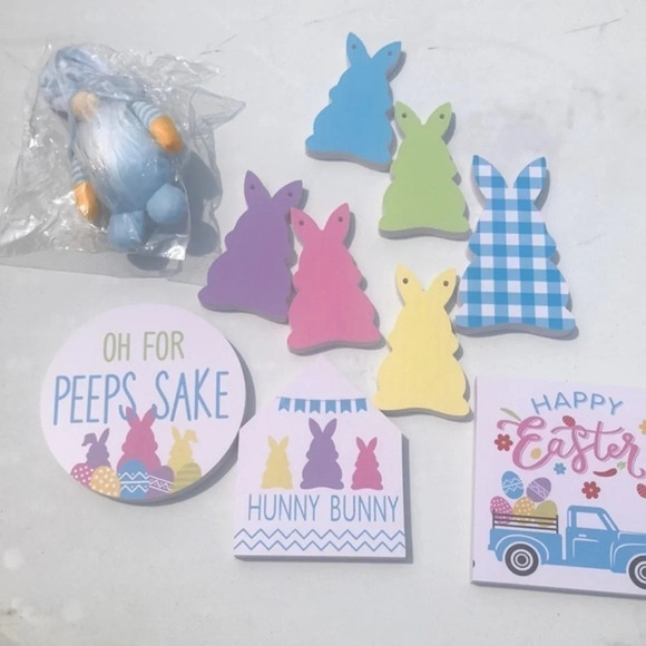 Easter Tiered Tray Set, 10 pieces, All new - Picture 1 of 1